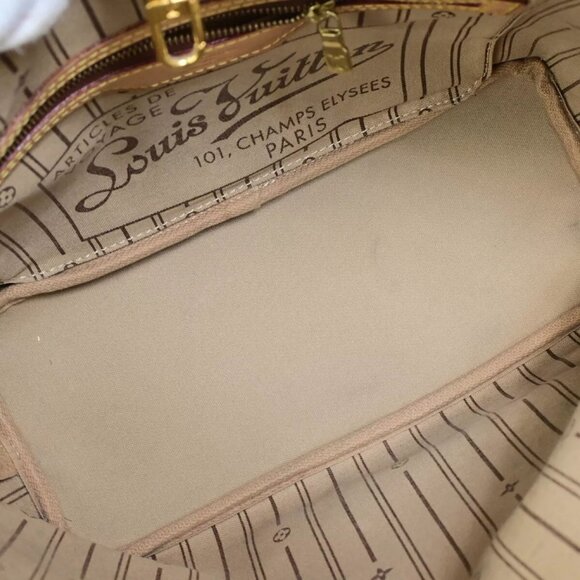 LOUIS VUITTON Neverfull PM Shoulder Tote Bag Monogram Leather - Picture 11 of 16